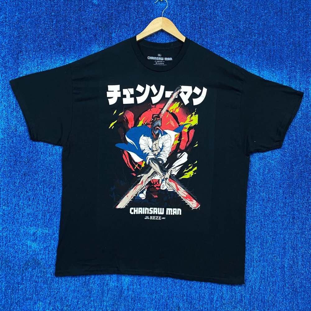 Chainsaw Man The Movie: Reze Arc Graphic Anime T-Shirt Size XL